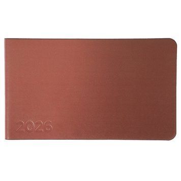 Еженедельник 10х17 см Leo Planner датированный 2026 "Choco", мягкий, 128 страниц 252716 фото