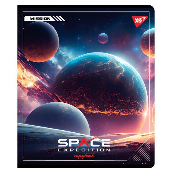 Тетрадь YES Space expedition А5 48листов клетка 767550 фото
