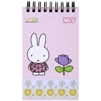 Блокнот Yes Miffy Flowers 85x142 60 листов 152234 фото