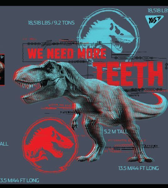 Зошит А5 18 Кл. YES Jurassic World Science Gone Wrong 765317 фото