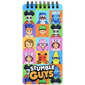 Блокнот Yes Stumble Guys Heroes 80x160 60 аркушів клітинка 152210 фото
