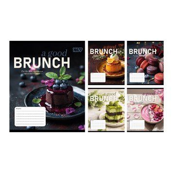 Зошит шкільний Yes Brunch А5 18 аркушів клітинка 769098 фото