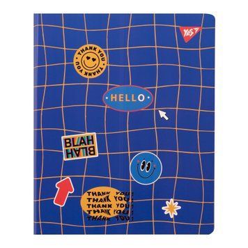 Блокнот Yes А5 50 л cпираль Sticky mood клетка 151856 фото