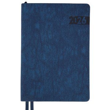 Ежедневник А5 Leo Planner датированный 2026 "Boss", мягкий, синий, 368 страниц 252633 фото