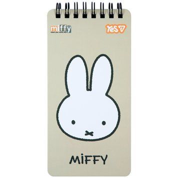 Блокнот Yes Miffy Beige 80x160 60 аркушів клітинка 152203 фото
