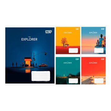 Зошит шкільний Yes The explorer А5 24 аркушів клітинка 769047 фото