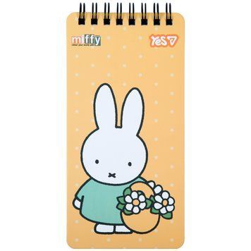 Блокнот Yes Miffy Flowers 80x160 60 аркушів клітинка 152204 фото