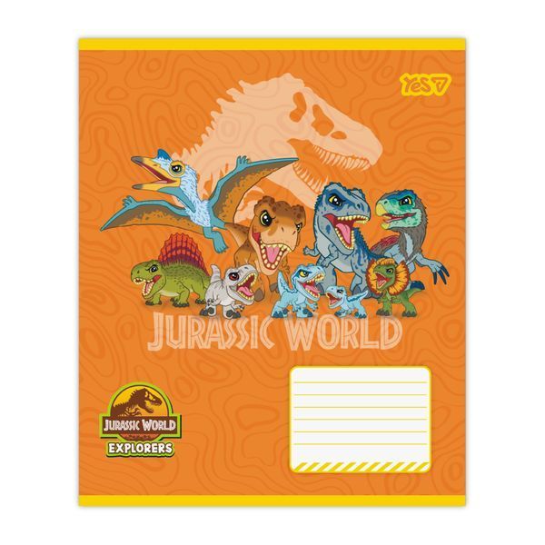 Зошит шкільний Yes Jurassic World Dino А5 12 аркушів клітинка 768711 фото