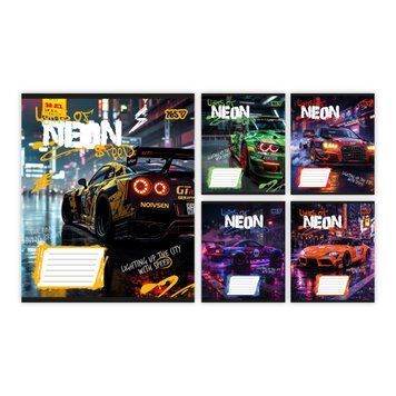 Зошит шкільний Yes Neon А5 18 аркушів клітинка 768810 фото