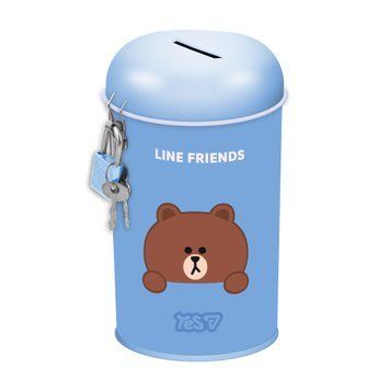 Скарбничка кругла Yes Line Friends металева 13 х 7,6 см 708941 фото