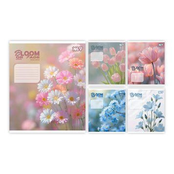 Зошит шкільний Yes Bloom or fade А5 24 аркуша лінія 768875 фото