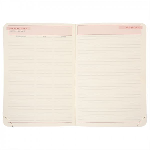 Ежедневник А6 Leo Planner датированный 2026 "Chiara", твердый, бордовый, 352 страницы 252705 фото
