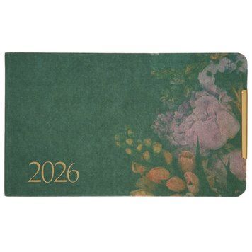 Еженедельник 10х17 см Leo Planner датированный 2026 "Bloom", интегральный, 128 страниц 252714 фото